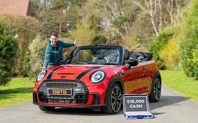 MINI + £10K FOR 3P!