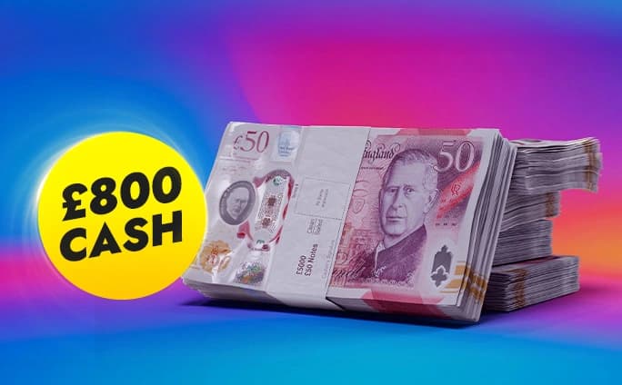 Bank balance looking low? Win £800 for 1p